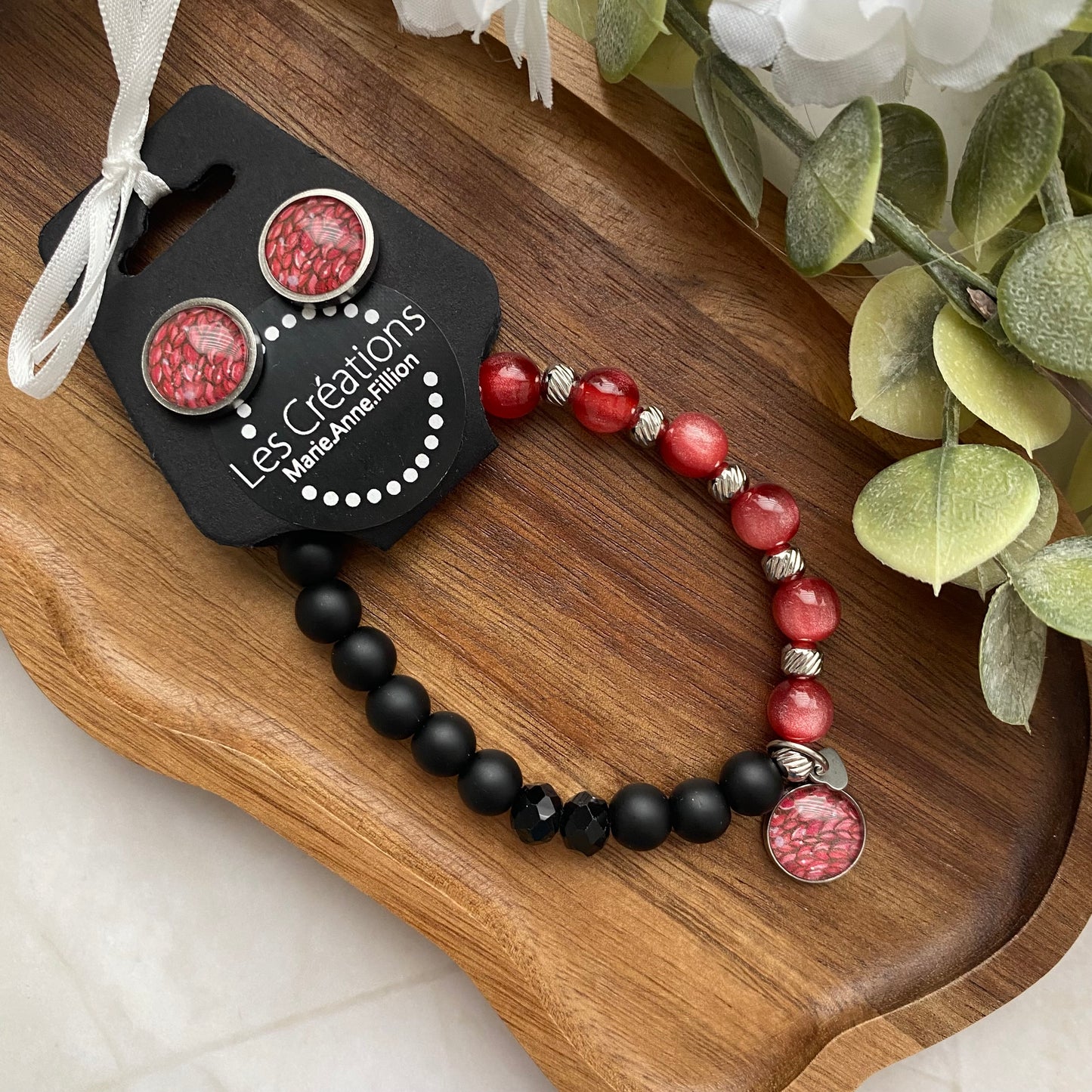 Duo bracelet et boucles d’oreilles