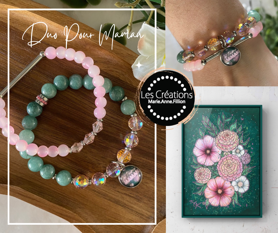 Duo bracelet de perles