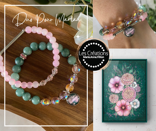 Duo bracelet de perles