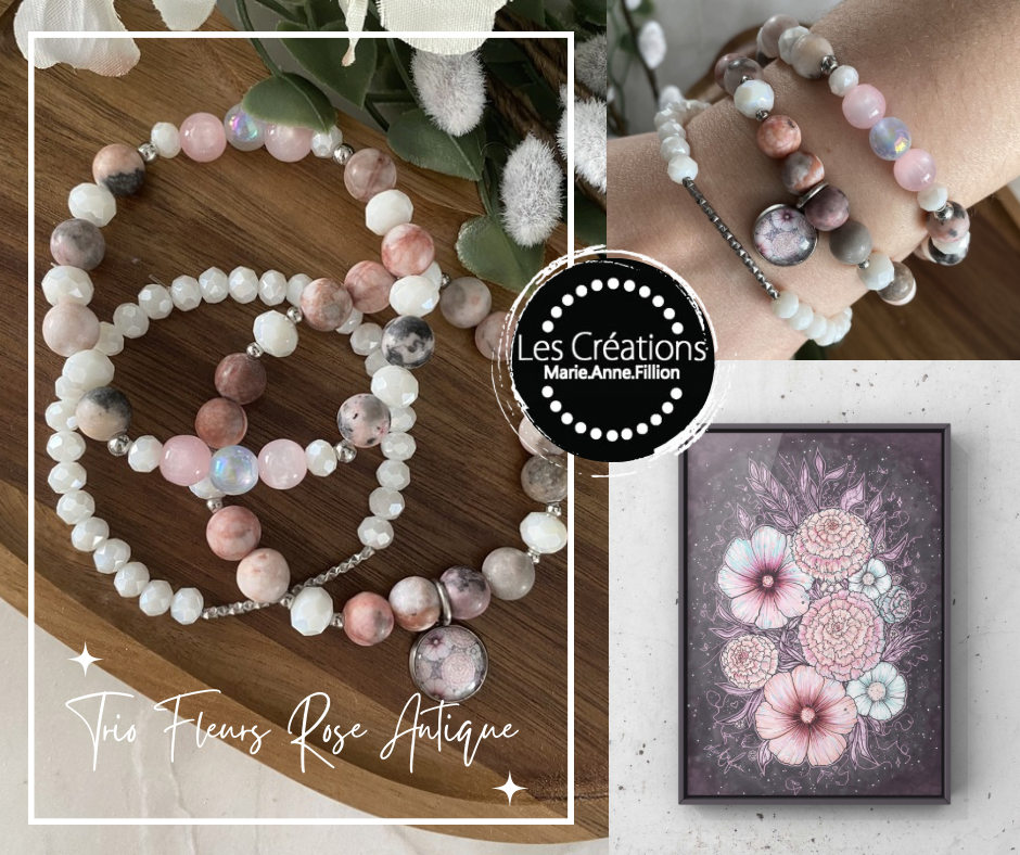 Trio Bracelet de perles