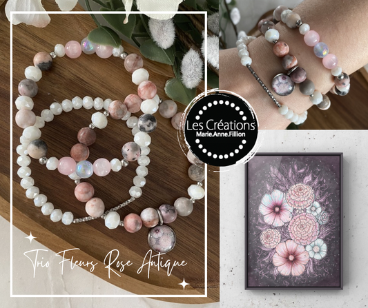 Trio Bracelet de perles
