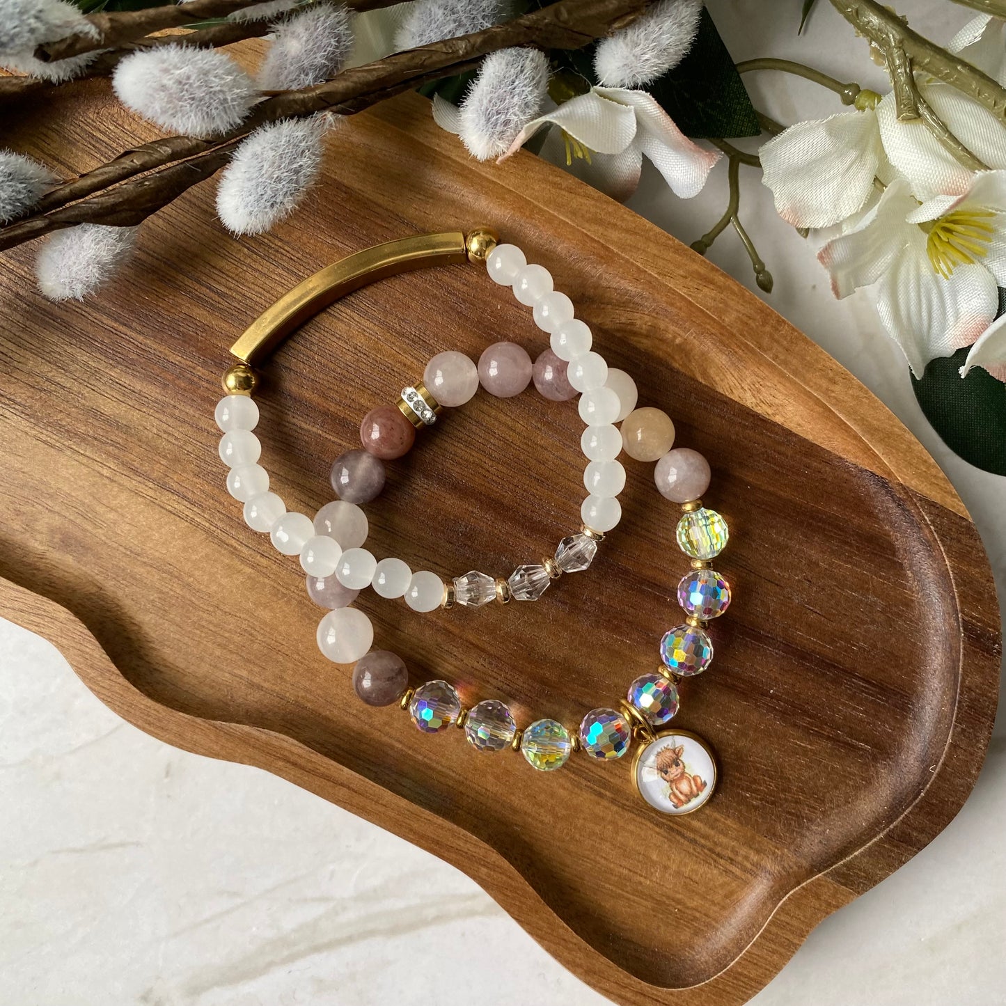 Duo bracelet de perles